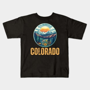 Colorado State USA Kids T-Shirt